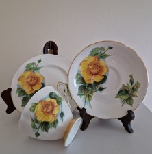 Rare Vintage Paragon Bone China Porcelain Trio Harry Wheatcroft " Mme  Sauvage