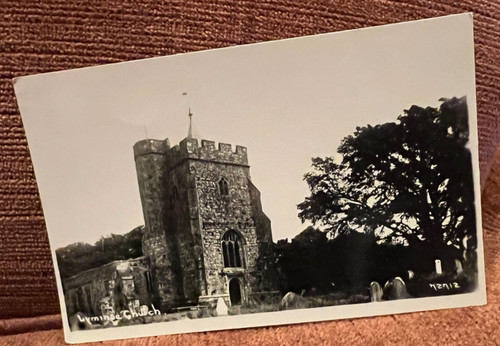Antique postcard lyminge kent - antique,