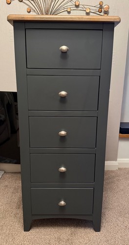 Olga drawer charcoal oak - &,