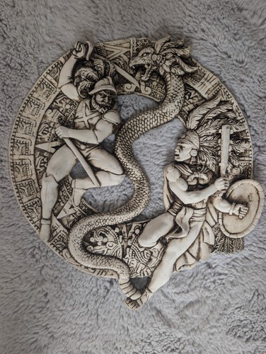 Indian warrior and dragon - indian,
