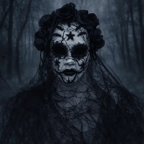 Gothic skull bride mask - gothic,