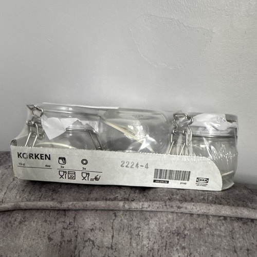 Ikea korken jars pack 3 - pack, or