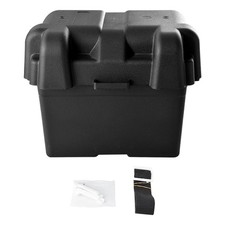 Leisure Battery Box lightweight with Strap For Caravan Boat Campervan Motorhome