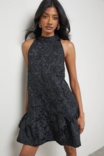 Warehouse Black Dress Womens