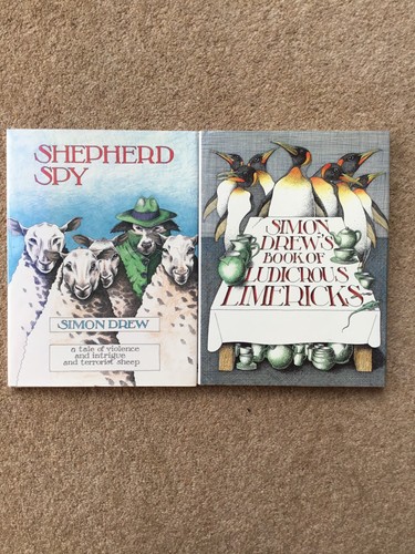 Signed simon drew hardcovers - signed,