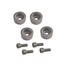 Aluminium anodes bolts - anodes,
