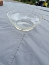 Vintage Etched Glass Fruit /