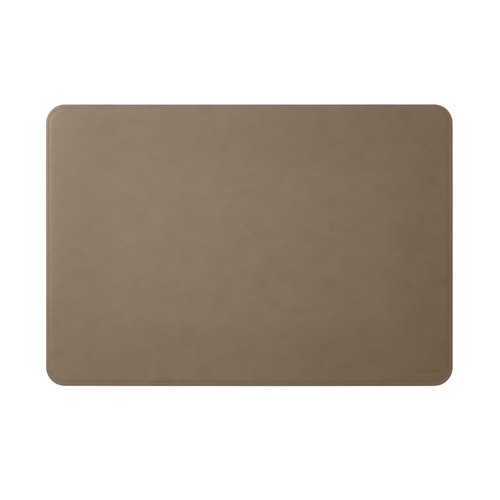 Office leather desk pad - pad, dove