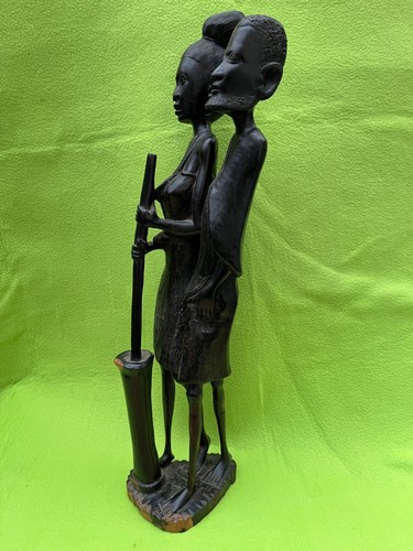 Wooden african figurine - african,