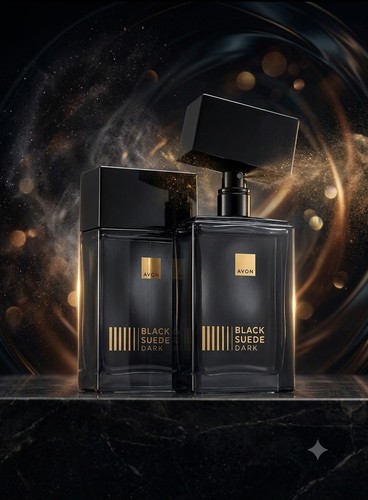 Avon black suede dark eau - 2,