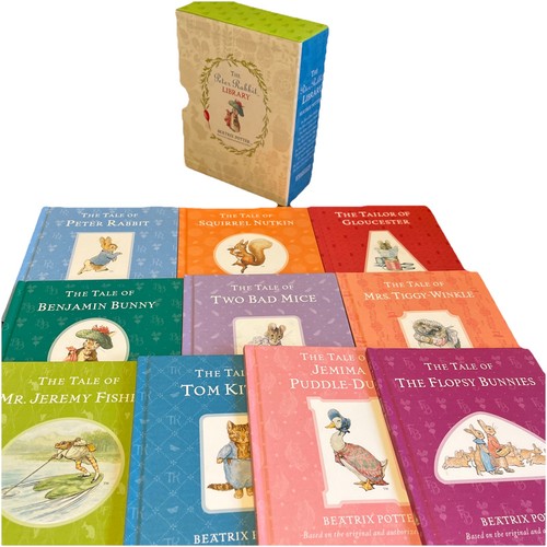 Peter rabbit library coloured - peter,