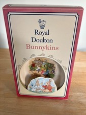 Royal Doulton Bunnykins Baby Set - plate and two handled mug  unused condition  