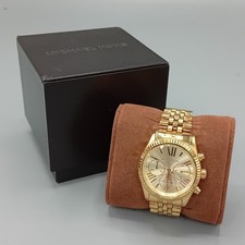 Michael Kors MK5556 Watch Gold Tone Stainless Steel in Box FLT45-CD
