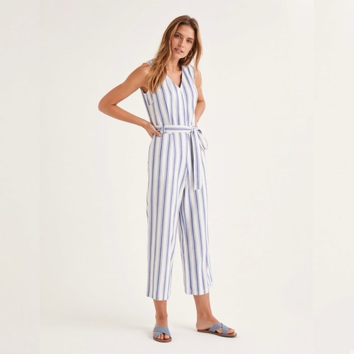 Boden verity blue white - &,