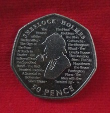 Sherlock Holmes 50p Fifty Pence Coin 2019 Extremely Rare