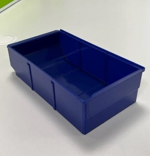 Blue plastic parts - plastic,