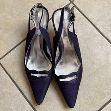Jacques Vert Purple Sling Back