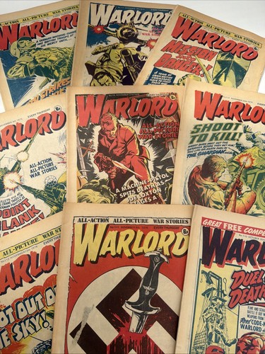 Vintage warlord comics - 9, x