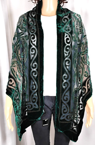 Nwt sheer silk blend velvet - silk,
