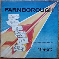 Farnborough Airshow 1960 Official Programme Royal Air Force