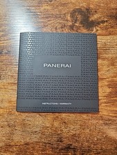 Panerai Luminor Watch Booklet