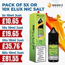 Elux Nic Salt 10ml E Liquid