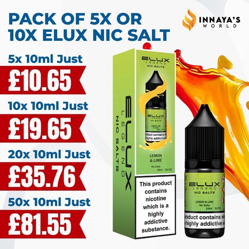 Elux nic salt 10ml liquid - 10ml,