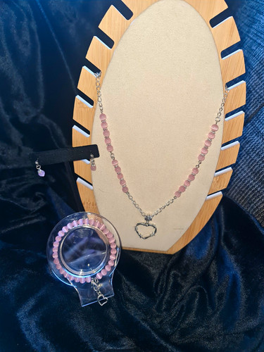 Quartz pink jewellery - quartz,
