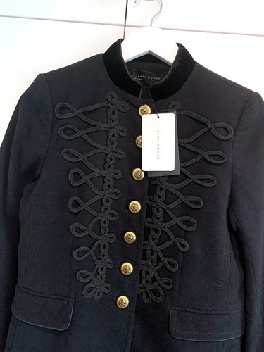 A370 zara blazer black - zara,