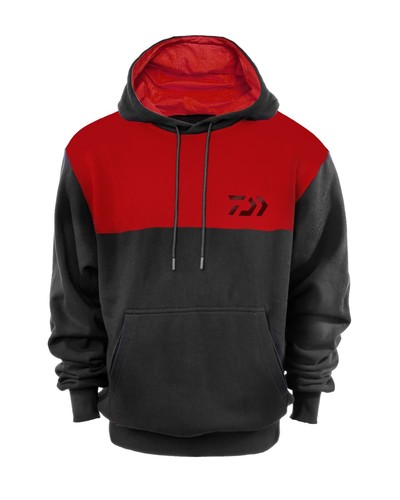 Daiwa black red hoodie - black,
