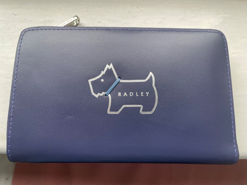 Radley navy blue purse - navy,