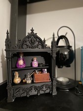 Black gothic style mini shelf