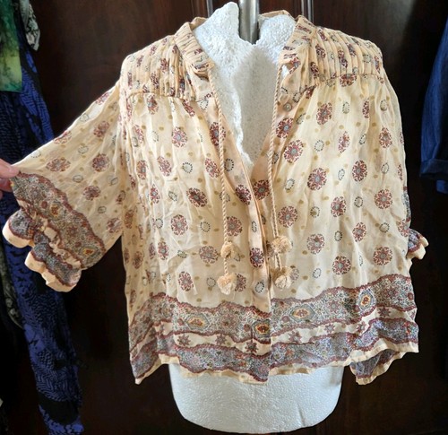 Zara beige chiffon - ,