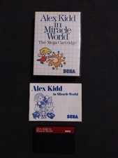 Alex Kidd In Miracle World Sega Master System Pal Multi Used Complete Read