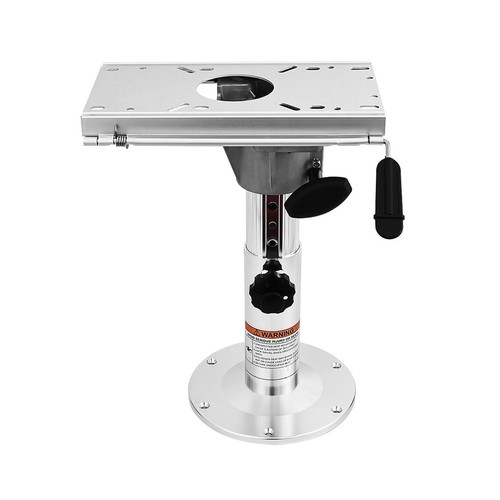 Adjustable boat seat - seat, pedestal