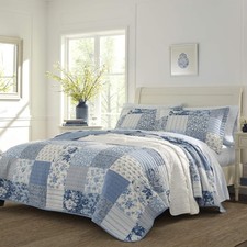 Laura Ashley - King Quilt Set