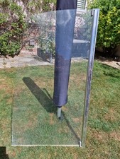 AICA Bathroom 1000x1400mm Pivot Bath Shower Screen 5mm Glass Over Double Door...