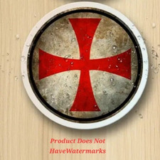 Knights templar car sticker - knights,