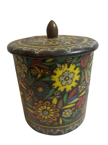 Vintage tin embossed - tin,