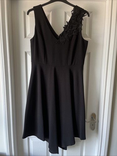 Ladies black cocktail dress - ladies,
