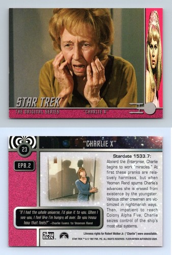 Charlie star trek - x,
