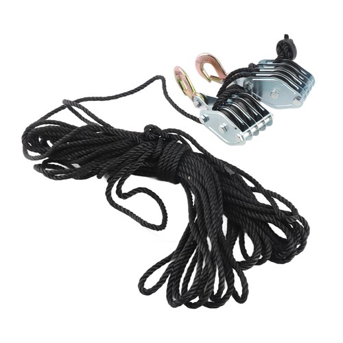 Rope hoist pulley system - system, 8:1
