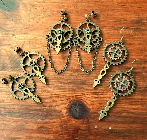 Cute quirky steampunk cogs - cute,
