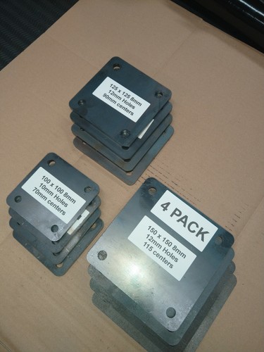 Steel plate square fixing - steel,