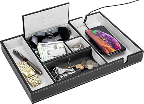 Valet tray for men - men, nightstand