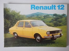 RENAULT 12 RANGE orig 1973 UK