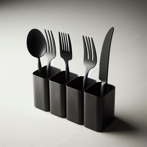 Modern cutlery holder knife - cutlery,