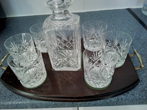 Decanter with glasses and - 6,