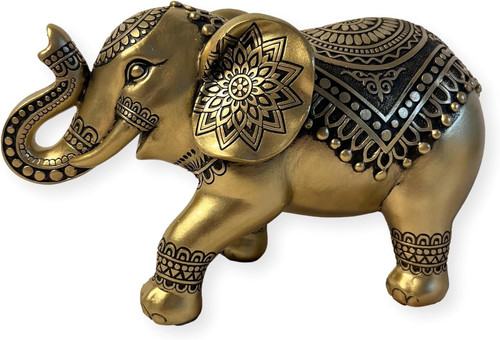Exquisite golden elephant - golden,