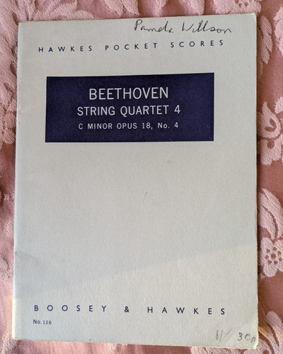 Beethoven string quartet - string, c